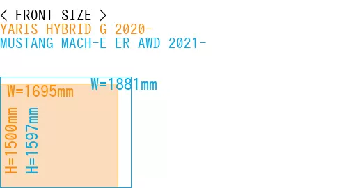 #YARIS HYBRID G 2020- + MUSTANG MACH-E ER AWD 2021-